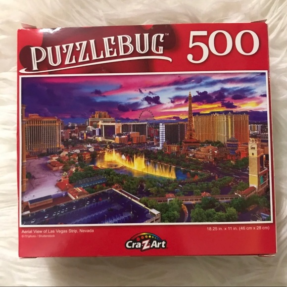 CraZArt Games Aerial View Las Vegas Strip Jigsaw Puzzle Poshmark